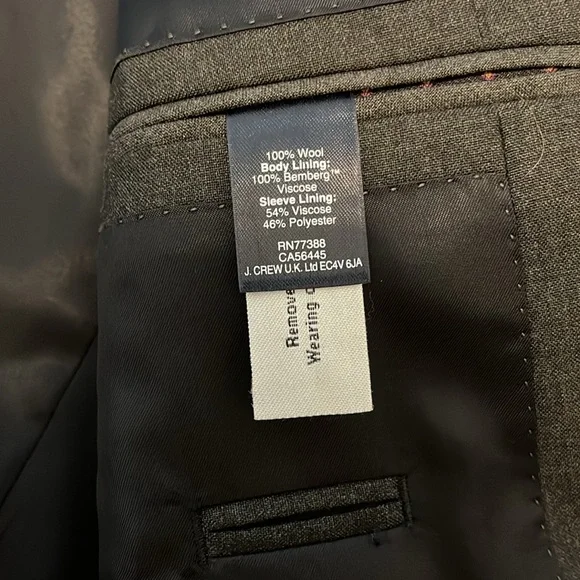 J Crew Ludlow blazer Loro Piana wool